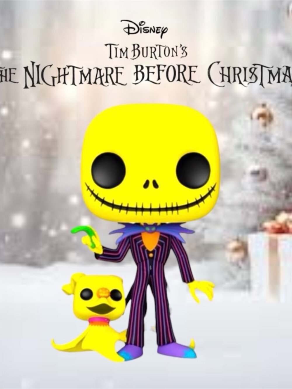 Funko Pop! #809 Jack Skellington with Zero (Jumbo - 10" Tall)